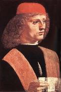 LEONARDO da Vinci Portrat of a musician painting